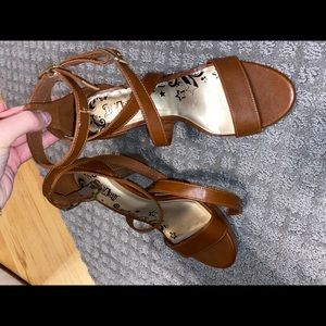 Brown Strappy Heels
